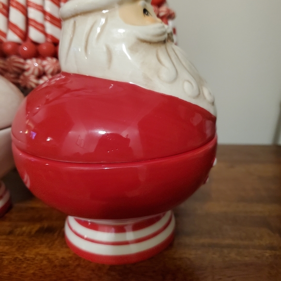 Johanna parker snowman & santa candy dishes - Picture 6 of 6